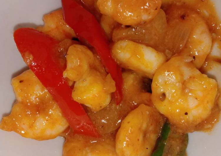 Resep Udang asam pedas yang Bikin Ketagihan