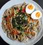 Easy Way Make Recipe Soba Salad with Sesame Flavoured Sauce that is Delicious, Really Delicious}