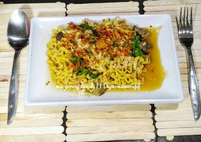 Cara Bikin Mie goreng basah enak _ no ribet Istimewa