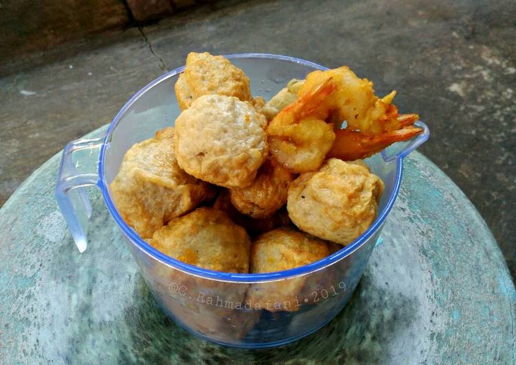 Cara membuat Baso Ikan (siap goreng) yang lezat Untuk Jualan