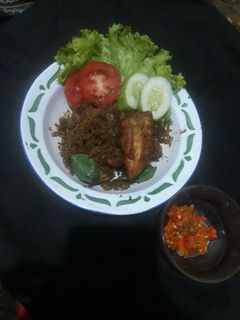 Foto resep Ayam goreng serondeng laos