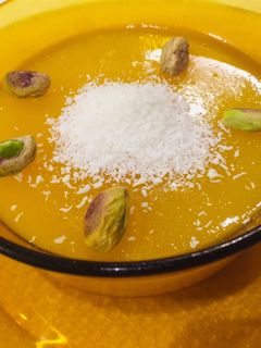 صورة لوصفة بالوظة أو مهلبية البرتقال 😋