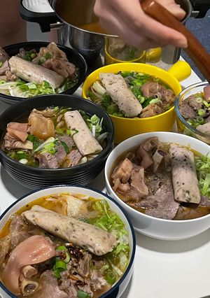 Hình của món Bún bò huế.