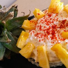 A picture of Pineapple Raita.
