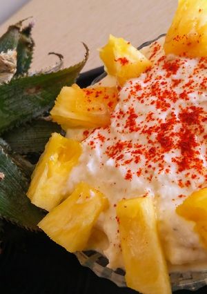 A picture of Pineapple Raita.