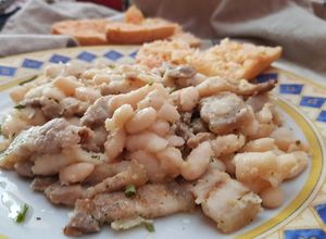 Una foto de Judías con Panceta (Seques amb Cansalada)