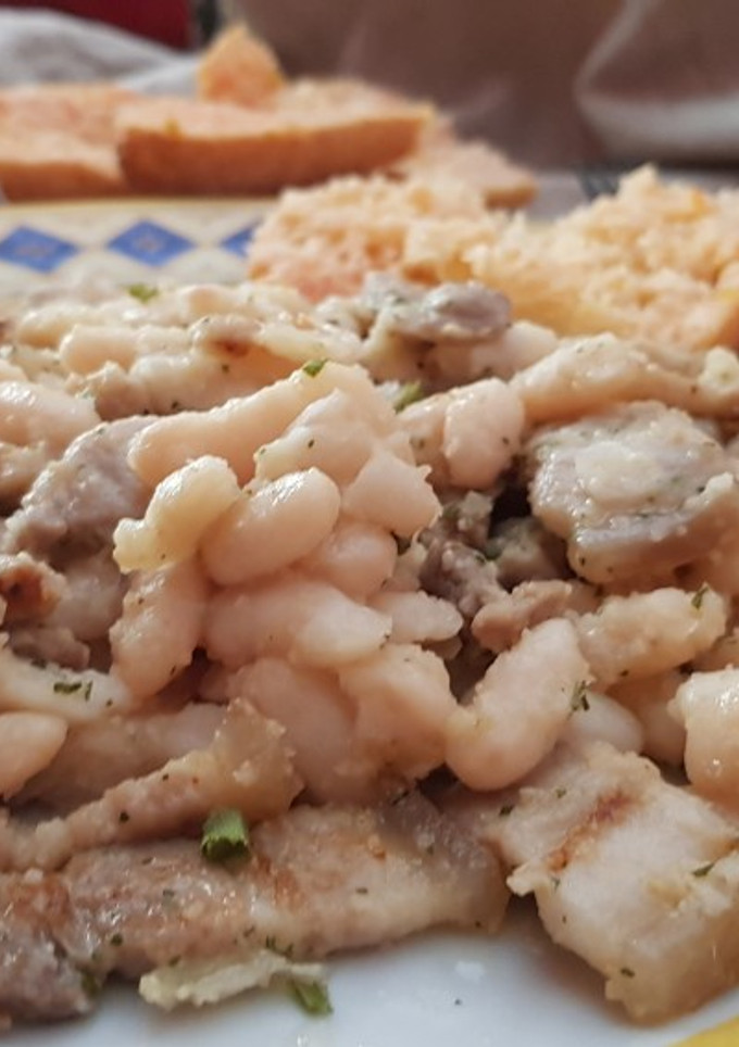 Una foto de Judías con Panceta (Seques amb Cansalada)