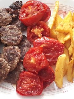 عکسی از دستور شامی رژیمی و سیب زمینی تنوری