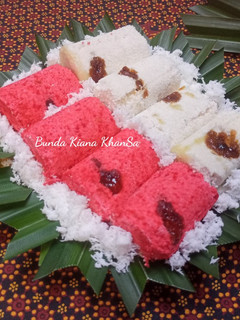 Foto resep Putu Bambu Merah Putih Tanpa Cetakan