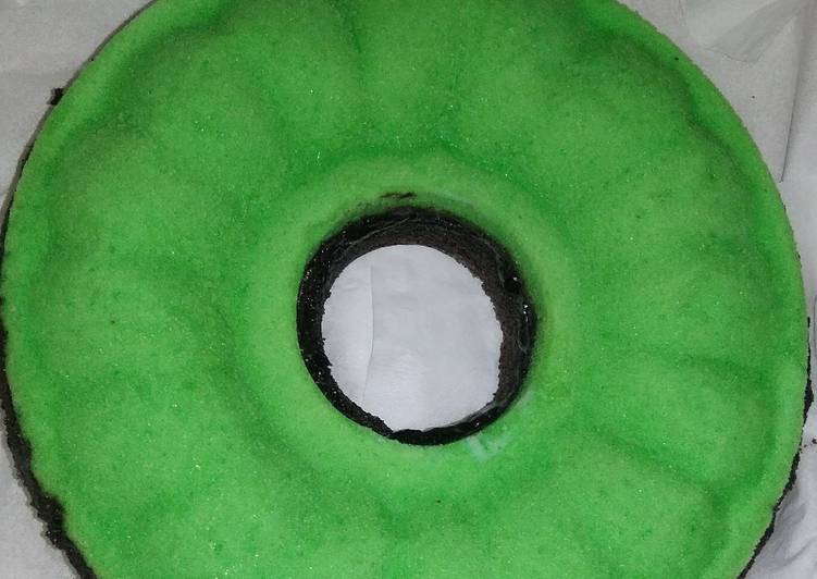 Bolu Kukus Ketan Hitam & Coklat isi & Pasta Pandan