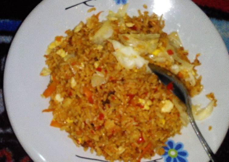 Nasi goreng wortel 'n kol