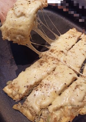 Foto resep Cauliflower Pizza Teflon (No Oven, Diet Friendly, Low Cal)