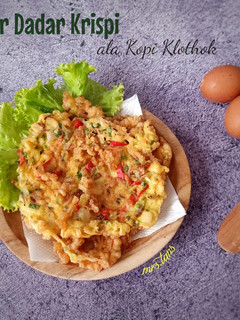 Foto resep Telur Dadar Krispi ala Kopi Klothok Yogya