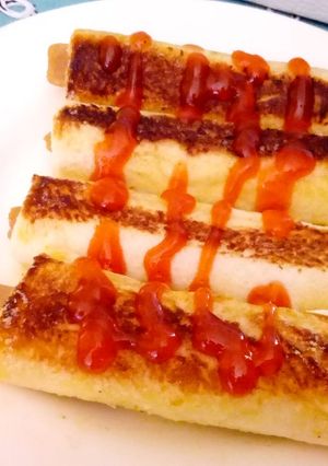 Foto resep Roti Gulung Isi Sosis Keju