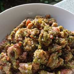A picture of Cumi Asin Sambal Ijo.