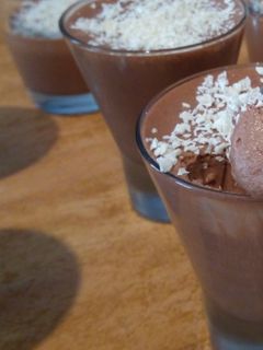 Une photo de La mousse au chocolat