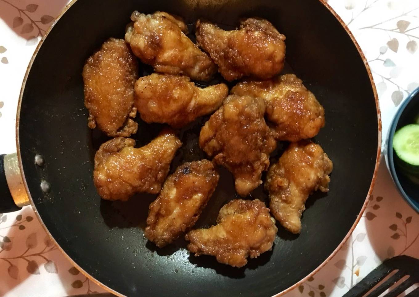 Korean Honey Soy Garlic Chicken Wings