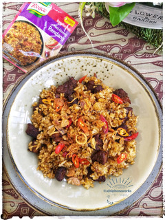 Foto resep Nasi Goreng Rendang (Bumbu instan)