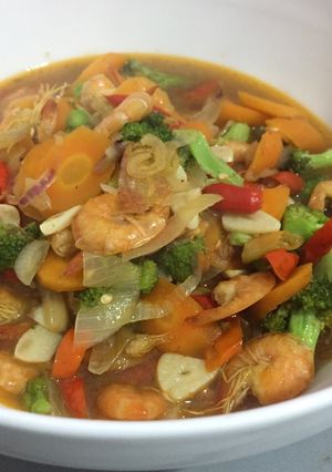 Foto resep Udang & Sayur Tiram