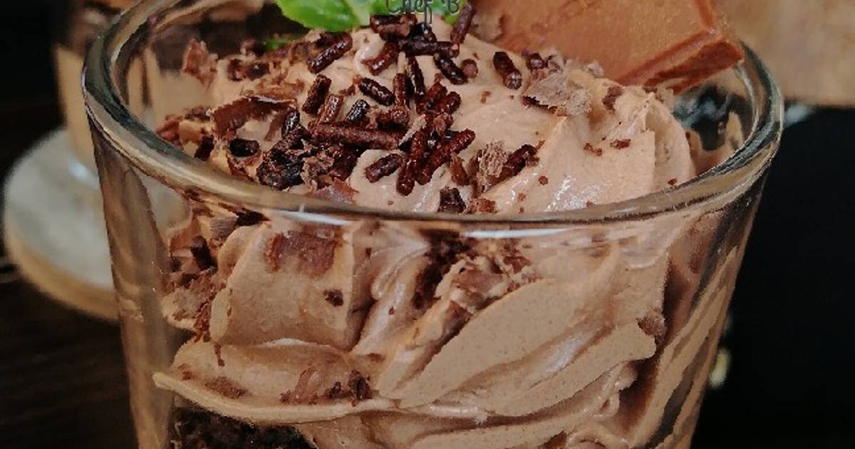 Chocolate Mousse Parfait Recipe By Chef B Cookpad