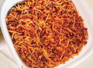 Foto resep Kentang mustofa pedas manis kriuk