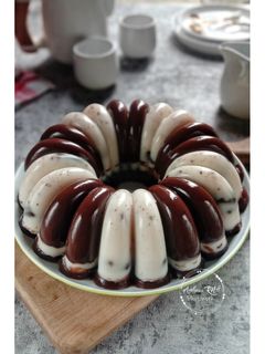 Foto resep Puding Coklat Oreo