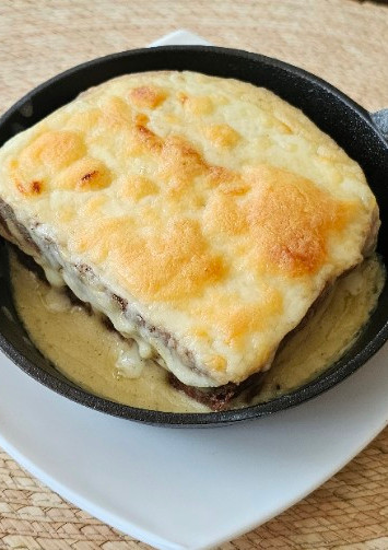 Una foto de Croque monsieur a mi manera