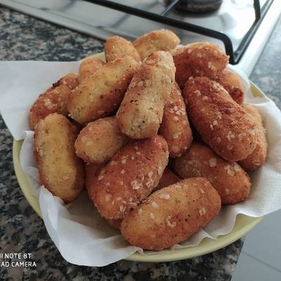 Croquetas de papa y pollo Receta de Mocca- Cookpad