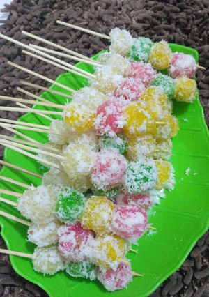 Foto resep Sate singkong rainbow