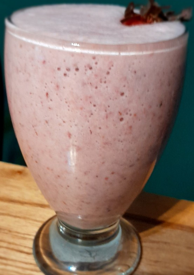 Una foto de Licuado de Frutillas🍓