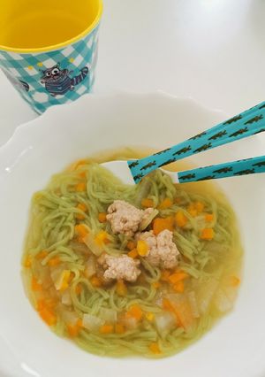 รูปของ บะหมี่น้ำหมูสับ (เมนู​เด็ก)​