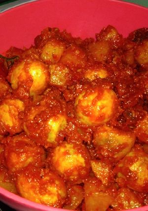 Foto resep Sambal kentang telur puyuh