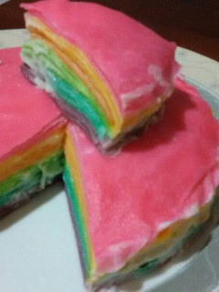 Foto resep Rainbow Mille Crepes