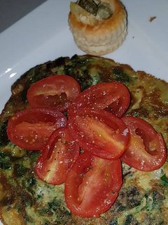 Una foto de Omelette verde
