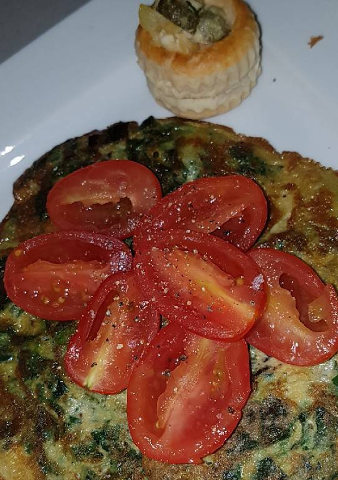 Una foto de Omelette verde