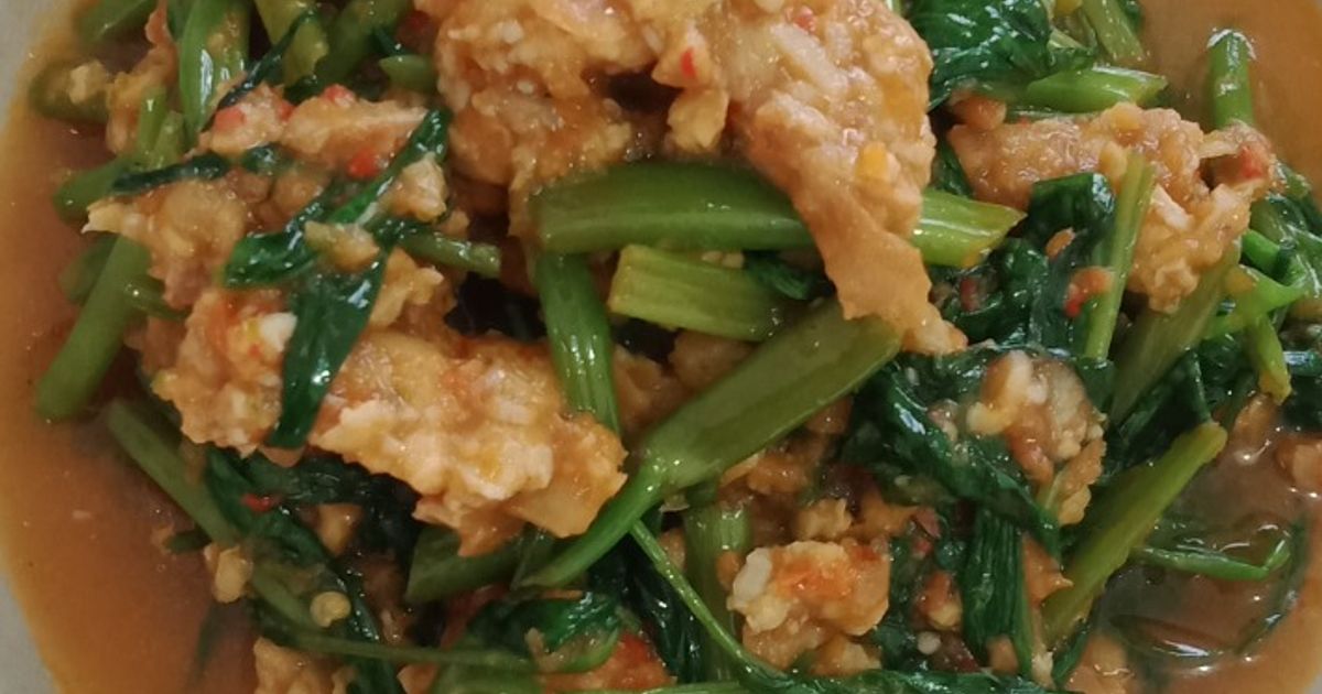 Cah Kangkung Sambal Tempe