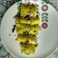 A picture of Khandvi rolls!!!.