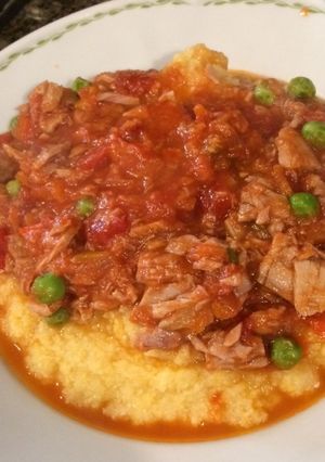 Una foto de Cocina antrifrío: Polenta con atún