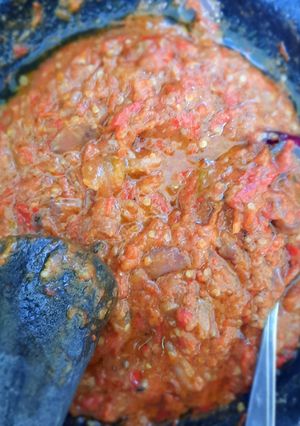 Foto resep Sambel pecel lele