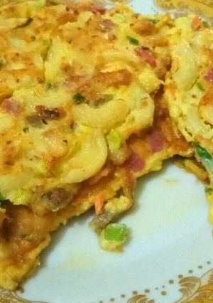 Foto resep Macaroni omellete