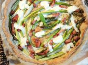 Une photo de mozzarella buffala chaud