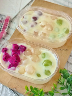 Foto resep Puding Custard Buah