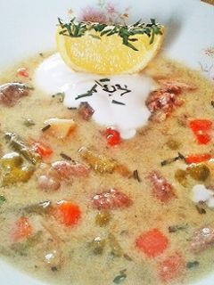 Tárkonyos pulykaragu leves recept fotója