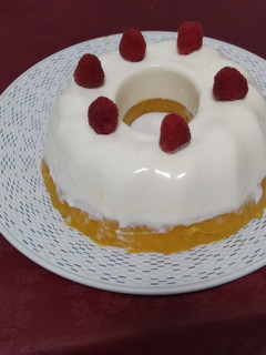 Una foto de Gelatina de mango