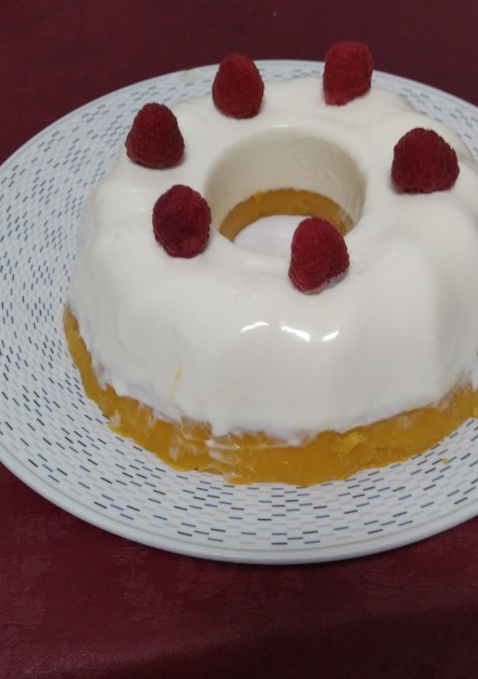 Una foto de Gelatina de mango