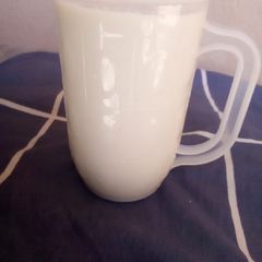 A picture of Kunu with milk.