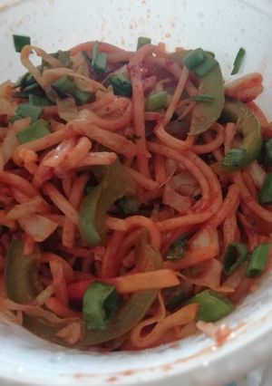 A picture of Hakka Noodles.