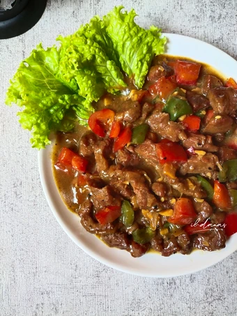 Cara Gampang Membuat Resep Daging Sapi Lada Hitam (Black Pepper Beef) Anti Ribet, Mantap