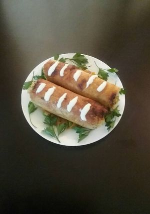 صورة لوصفة سويسرول الدجاج