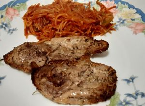 Una foto de Filetes de contramuslos de pavo en AirFryer